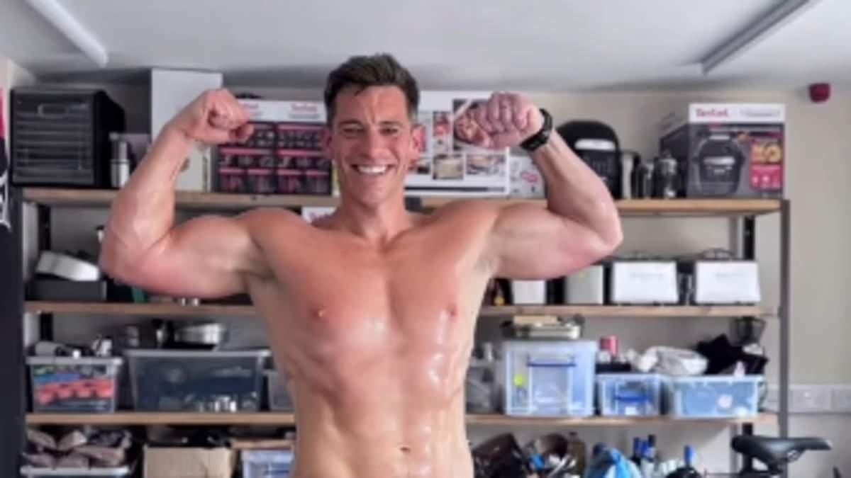 This Morning star reveals his ripped body to fans in epic transformation as he details his weight struggles in candid post