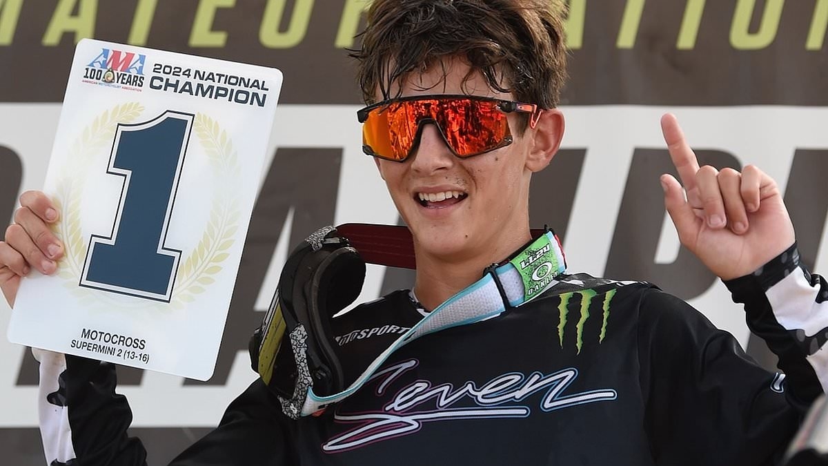 BREAKING NEWS Rising motocross star Aidan Zingg dead at 16 after horror crash in California 'Mammoth Mountain' race