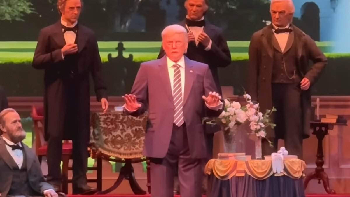 Donald Trump makes his return to Disney World ride with new speaking role