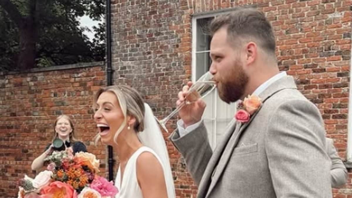 Hollyoaks hunk reveals he's married TikTok star in intimate wedding ceremony in Merseyside after five years of dating