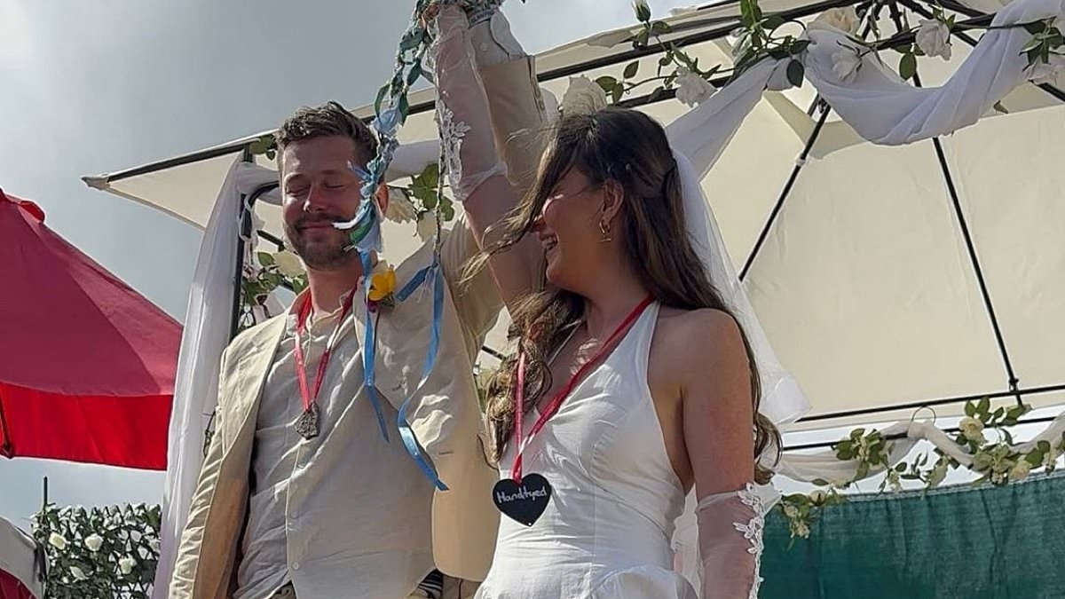 EXCLUSIVE We love Glastonbury so much we got MARRIED there - we undertook one unique act at the ceremony to truly 'tie the knot'
