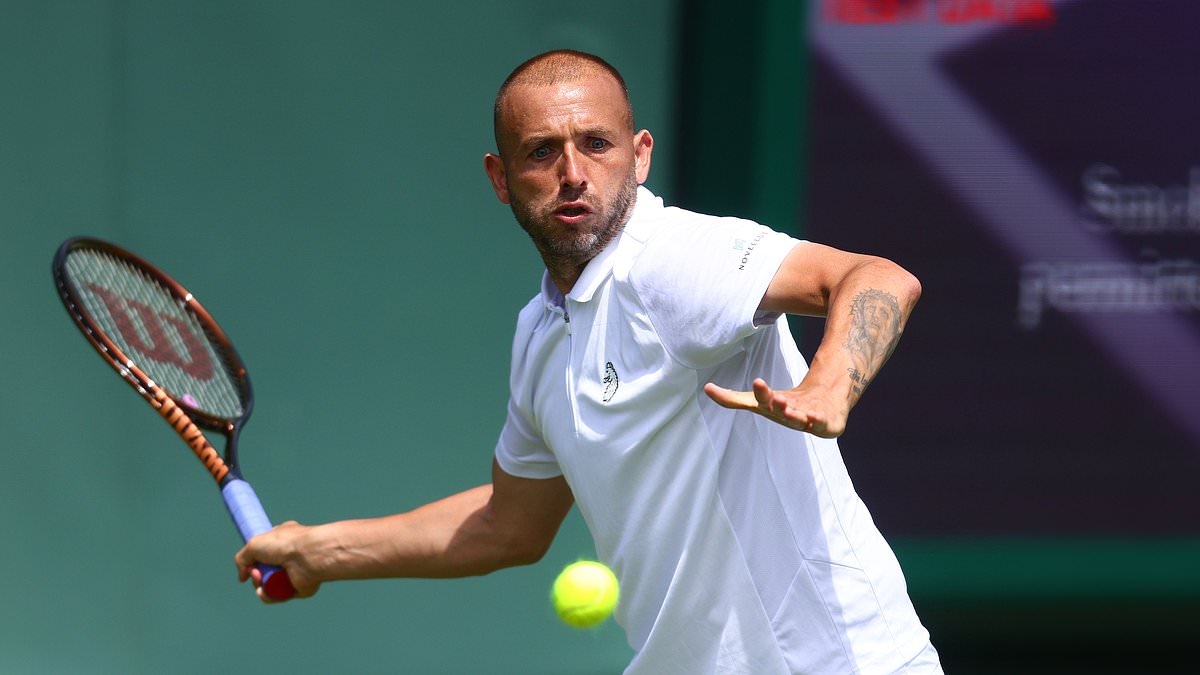 A day in the life of a tennis star at Wimbledon: Brit DAN EVANS reveals all... from sushi to taped feet