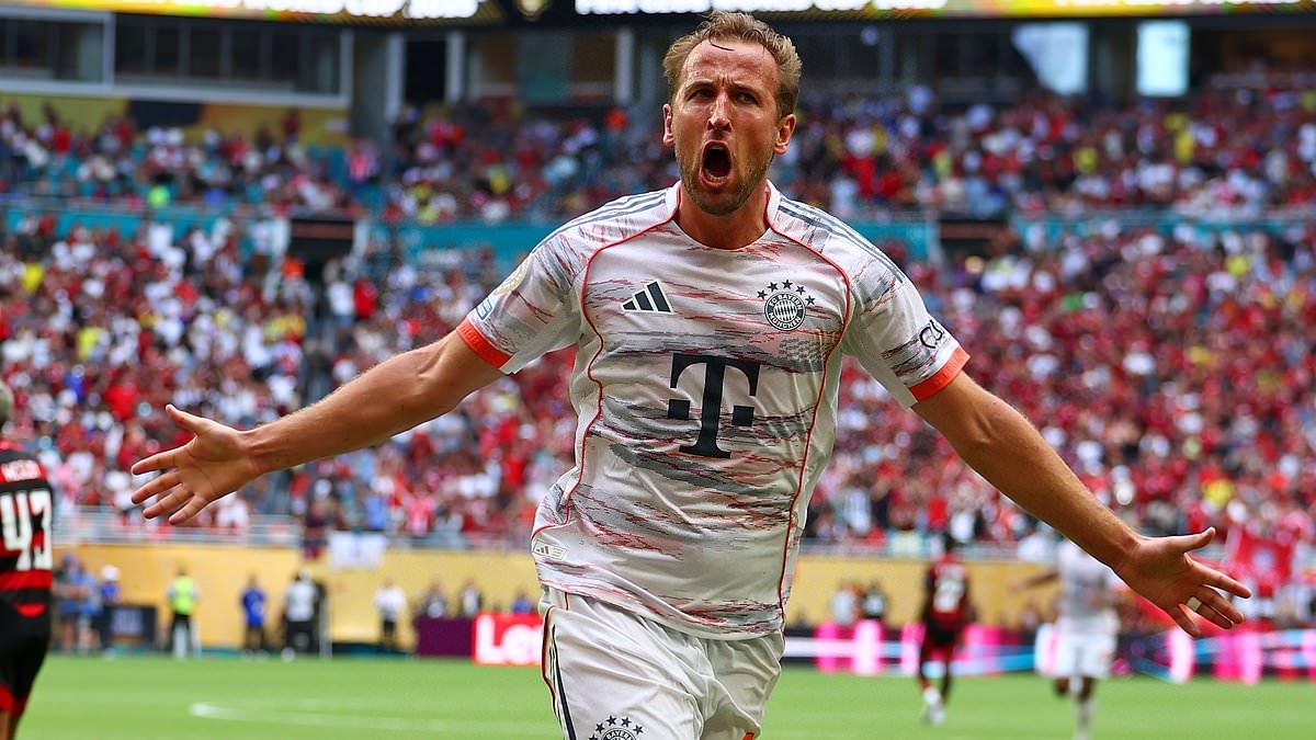 Harry Kane scores double - including brilliant long-range strike - as Bayern Munich win six-goal thriller against Flamengo to reach Club World Cup quarter-finals