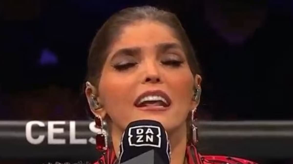 National anthem singers make striking political gesture at Jake Paul fight