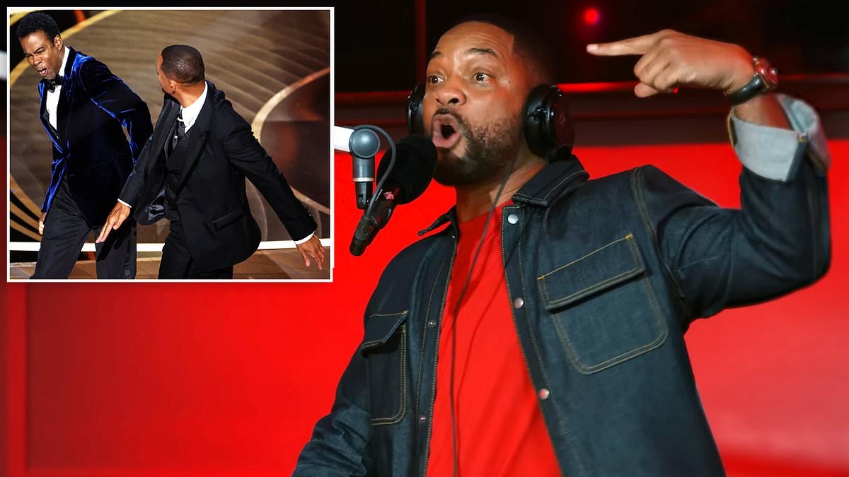 Will Smith takes aim at Chris Rock with savage Oscar slap lyric in cringey freestyle