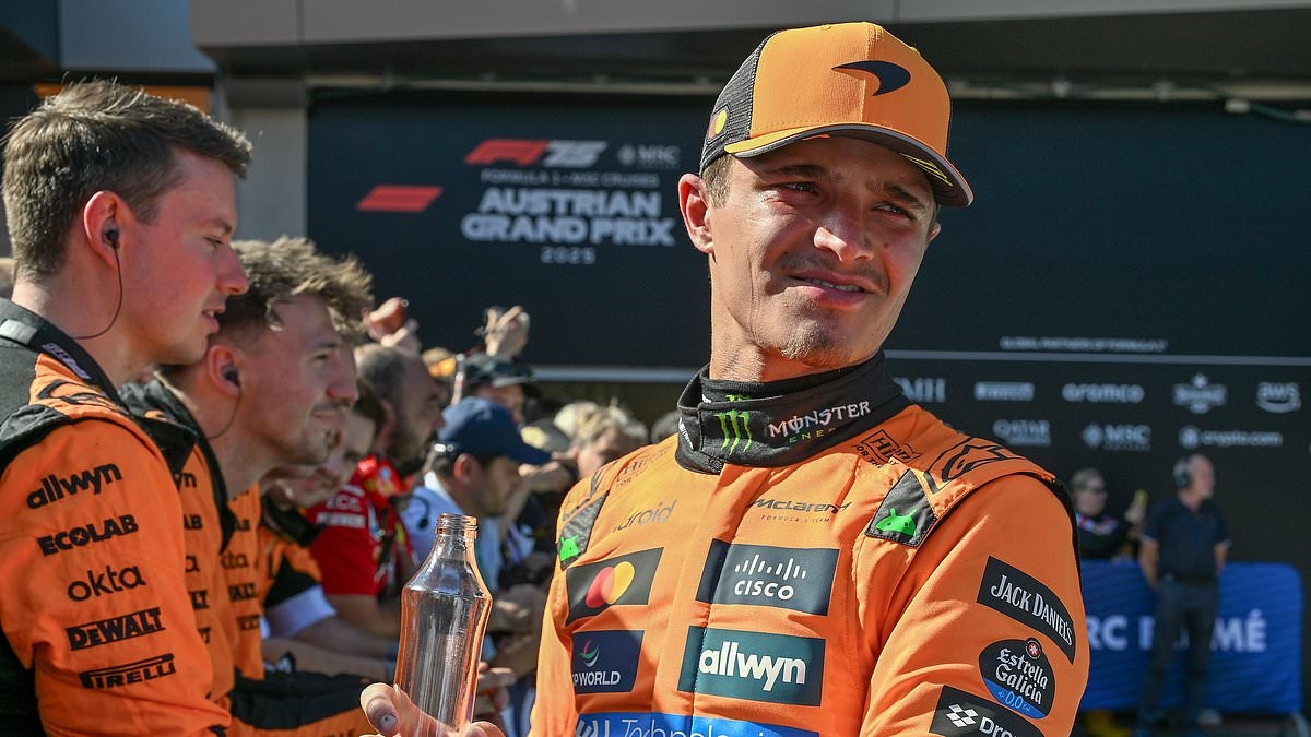 British GP can't come sooner for 'very excited' Lando Norris after redemptive triumph in Austria moved him to within 15 points of F1 championship lead