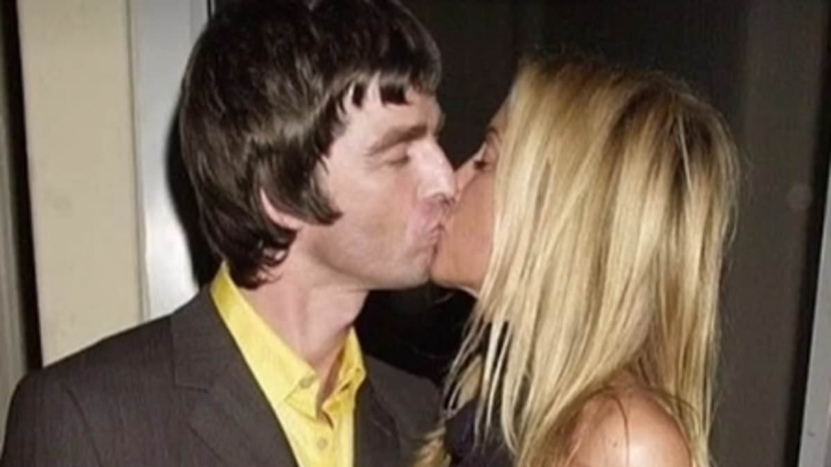 Meg Mathews forced to deny she's back together with ex Noel Gallagher after posting a slew of throwback snaps including four of them KISSING as she counts down to Oasis gigs