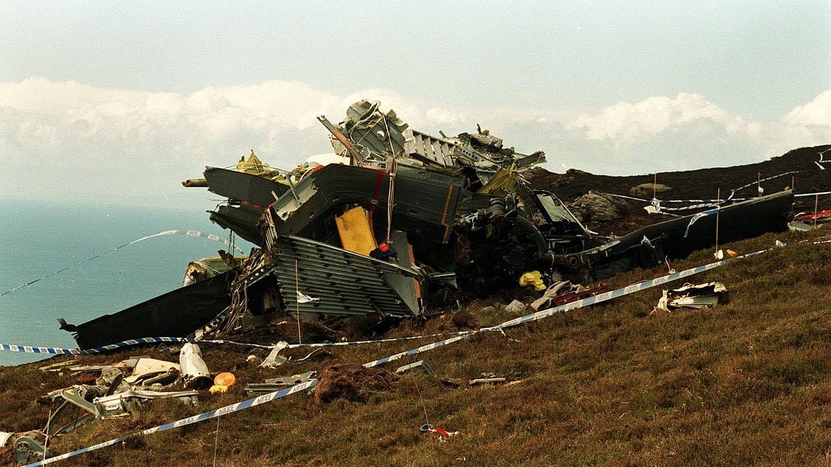 EXCLUSIVE MoD is accused of 'sickening cover up' after calls for a public inquiry into Chinook crash that killed 29 people including MI5 spies