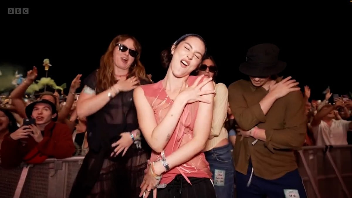 Charli XCX crowns Gracie Abrams as her 'Apple girl' as she performs headline slot at Glastonbury