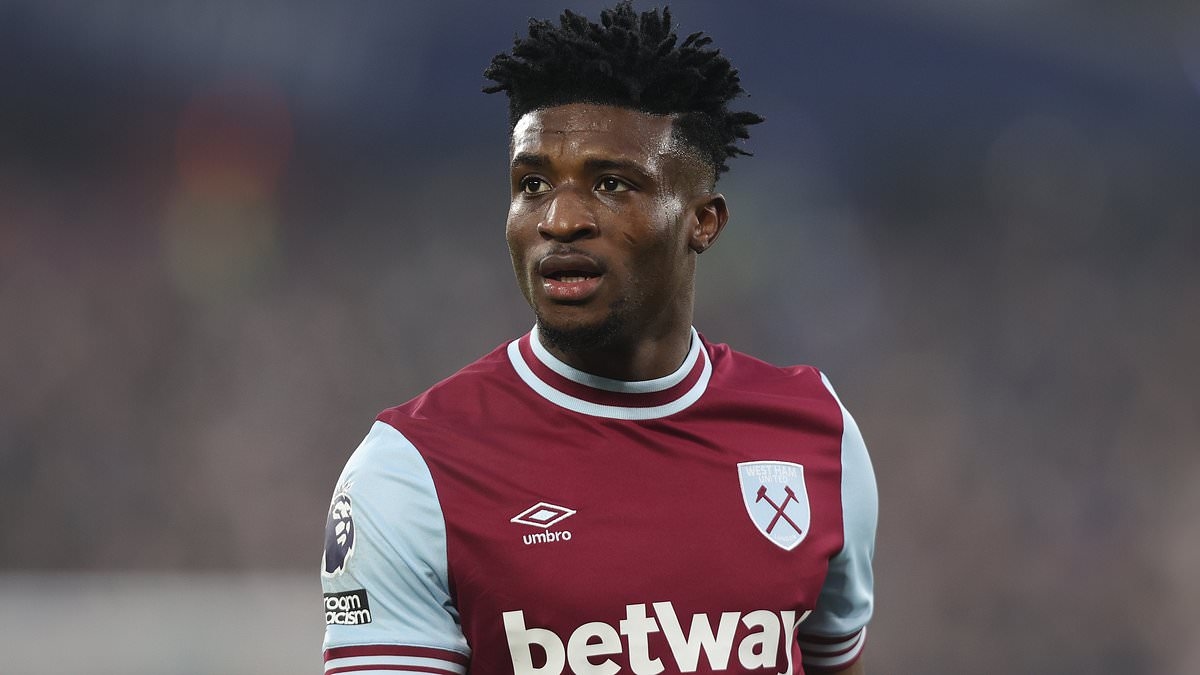 Tottenham 'target £85m-rated Mohammed Kudus' in shock move that could end 14-year transfer freeze with rivals West Ham