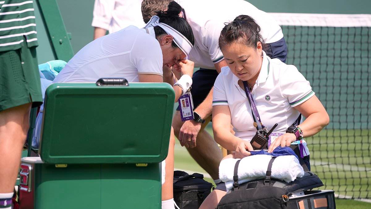 Two-time Wimbledon finalist Ons Jabeur breaks silence after retiring in tears having had her blood pressure and vitals taken on court