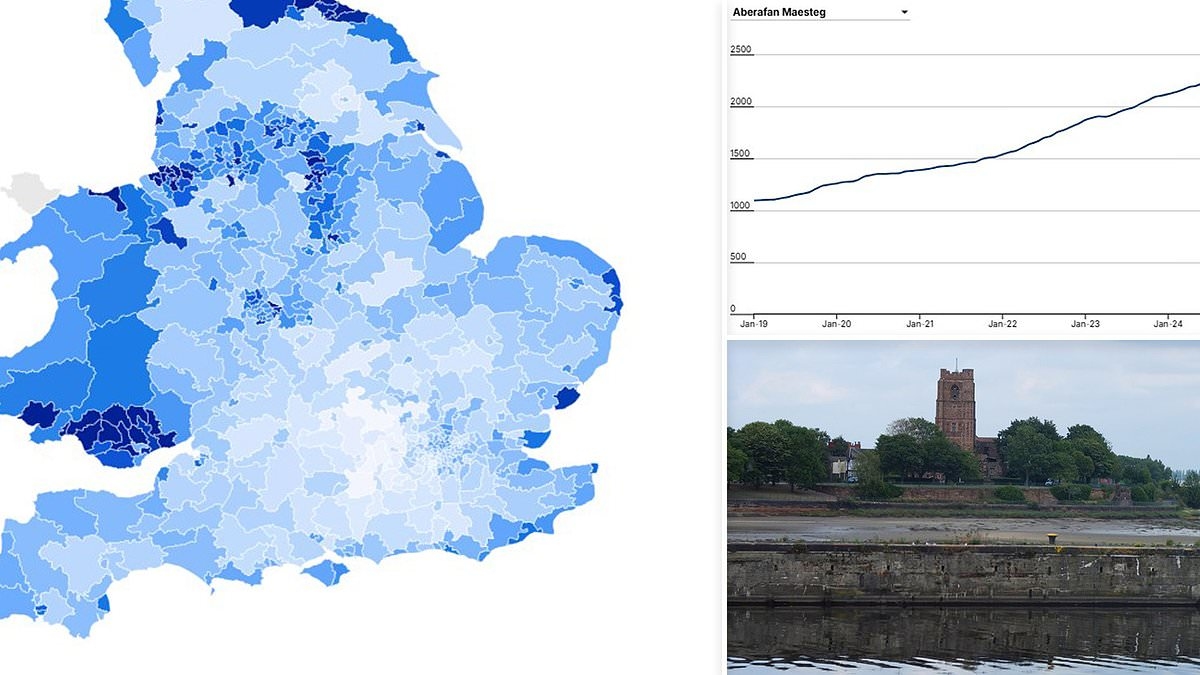 EXCLUSIVE Revealed: The areas where one in 20 adults get PIP benefits for depression or anxiety - find out how many are claiming for mental health in your area
