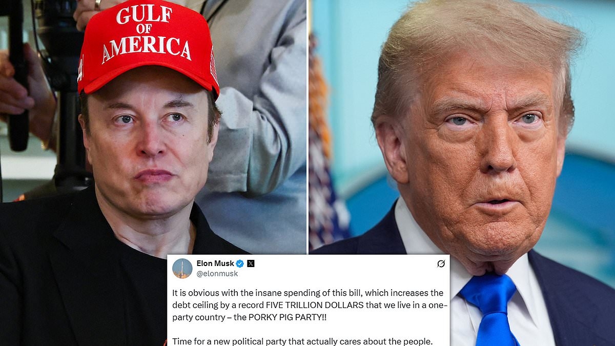 BREAKING NEWS Elon Musk swears vengeance in last-ditch effort to KILL Trump's big bill and demands new political party
