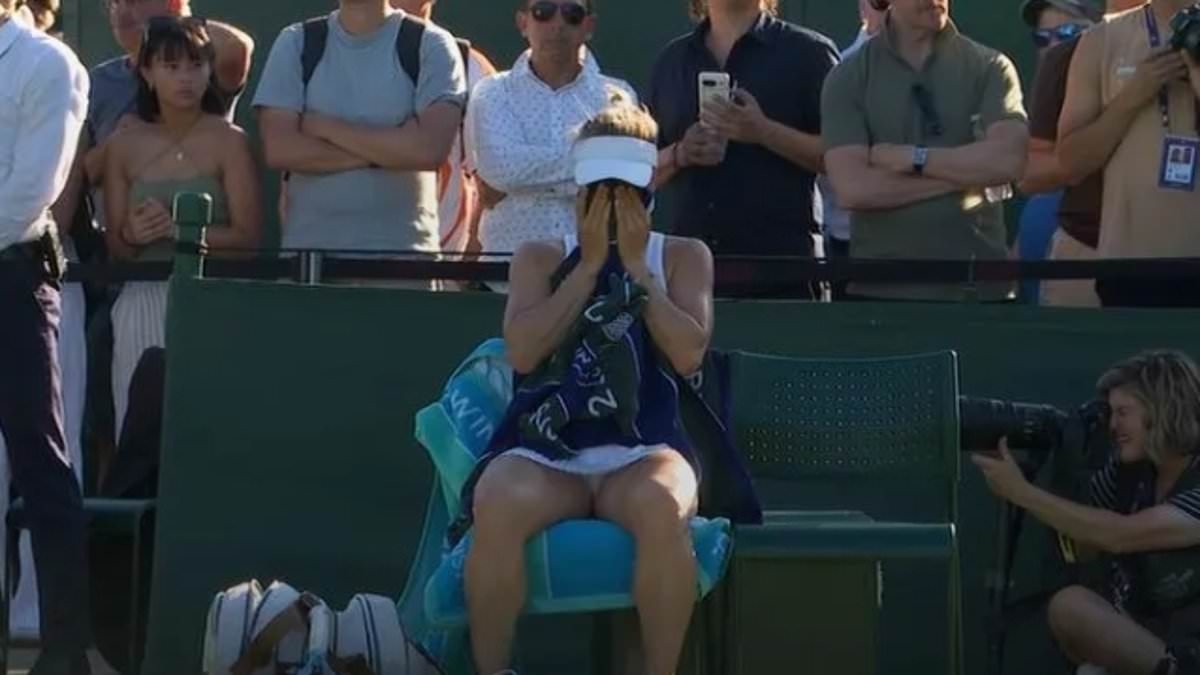 The biggest brat in tennis breaks down in tears during humiliating first round defeat at Wimbledon as she fails to win a SINGLE game