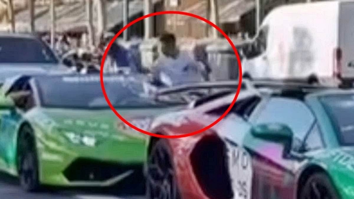 Man has '$60,000 watch stolen from his wrist' while sitting in $350,000 Lamborghini during Spanish rally