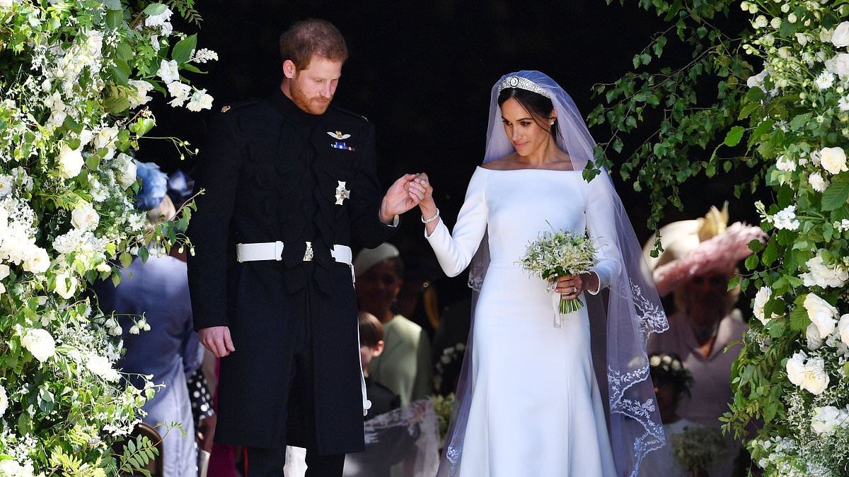 Prince Harry and Meghan Markle's long list of royal wedding BLUNDERS from 'tiara-gate' to the divorcee's 'too white' wedding dress