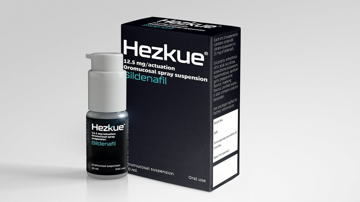 Now available - 'Viagra' spray that can trigger male arousal in just 10 minutes...would you try it?