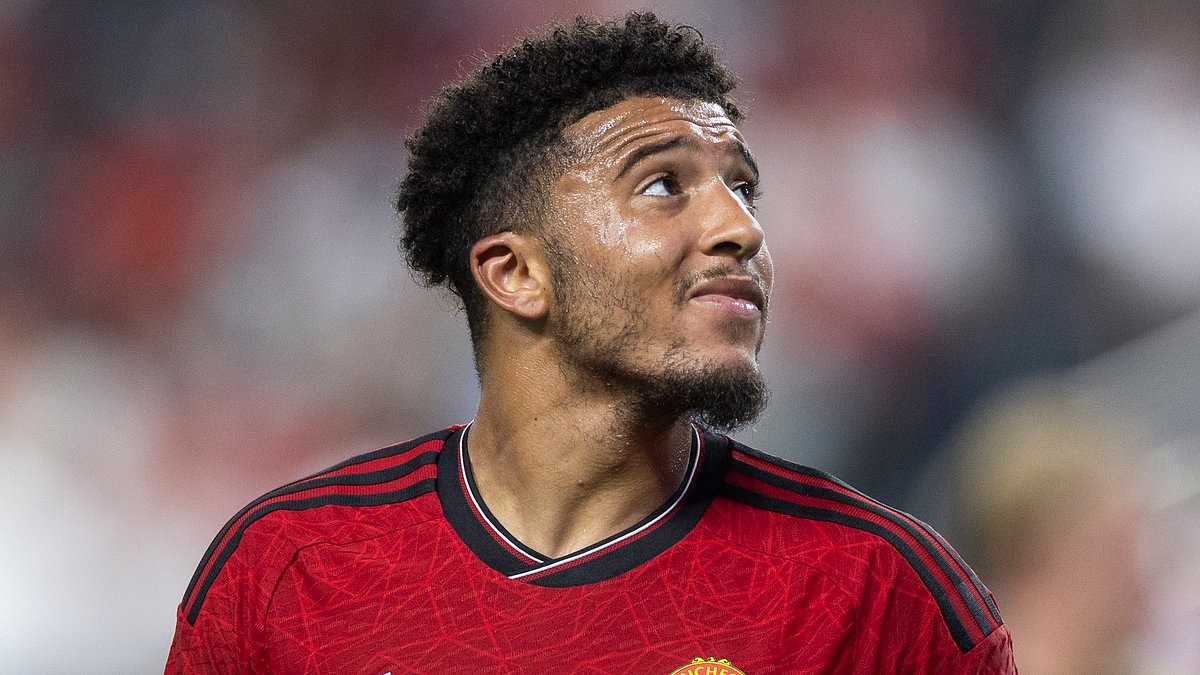 Man United 'are offered THREE players for Jadon Sancho' in ambitious swap deal that could see Red Devils finally shift the winger
