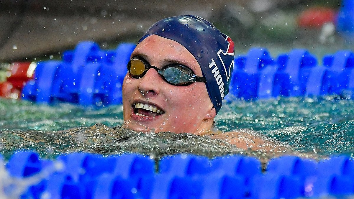 BREAKING NEWS Trans swimmer Lia Thomas' wins will be WIPED and runners-up moved to first place after Penn bowed to Trump crackdown