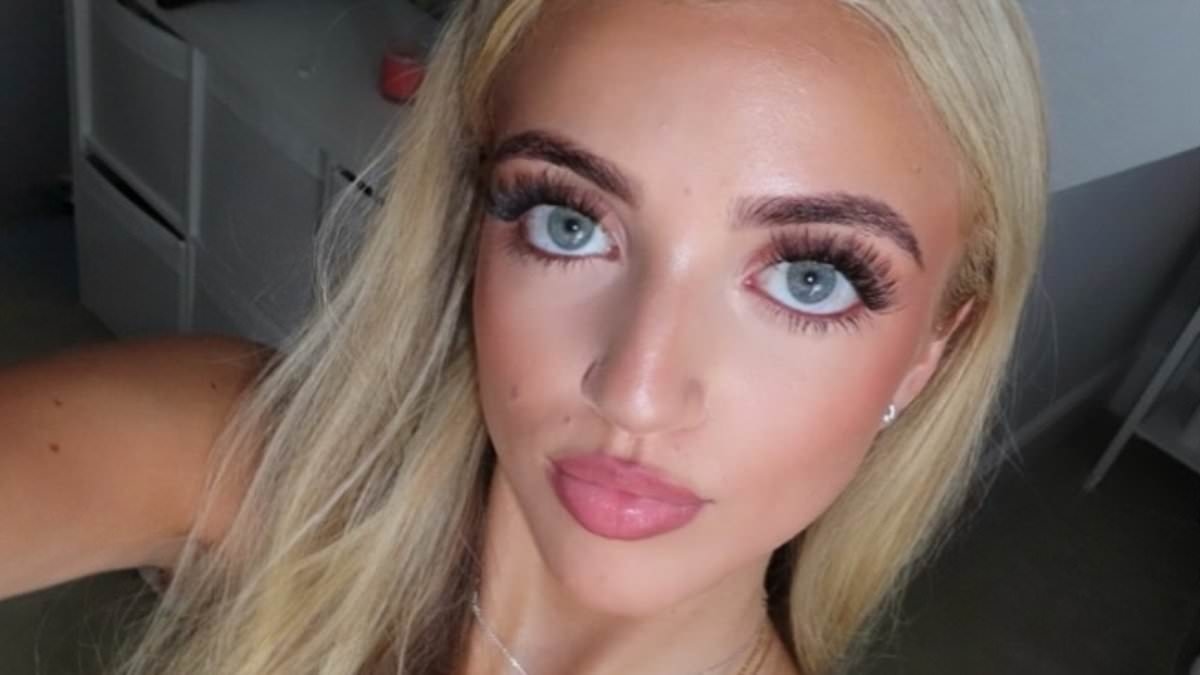 Princess Andre, 18, hits back at lip filler accusation as she shows off her pout in selfies - after vowing to 'embrace natural beauty'