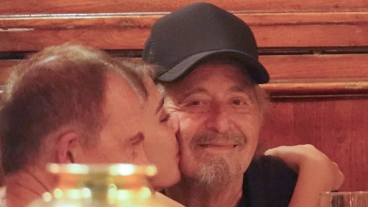 Al Pacino, 85, gets VERY cozy with another woman decades younger than him as legendary star films in Rome
