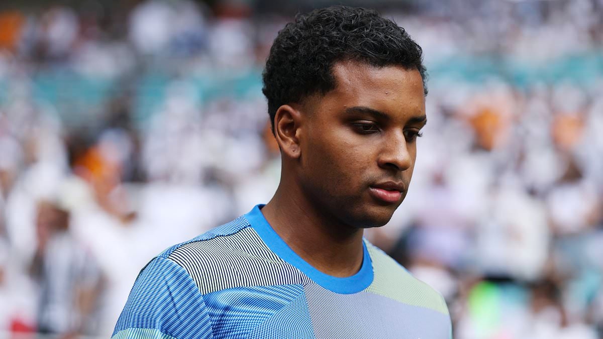 Arsenal handed Rodrygo boost as Real Madrid star is benched for the THIRD game in a row - as Xabi Alonso's attacking options grow to increase doubts over forward's future
