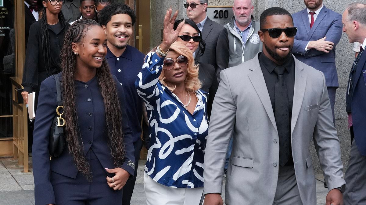 EXCLUSIVE Diddy's jubilant mom and kids break silence on shock verdict as Cassie holes up at NYC home