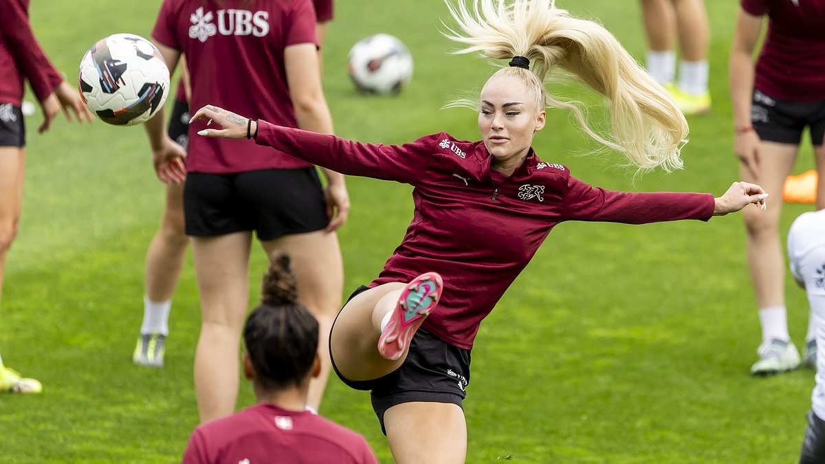 'World's sexiest footballer' Alisha Lehmann sports smart new look as Euro 2025 gets underway