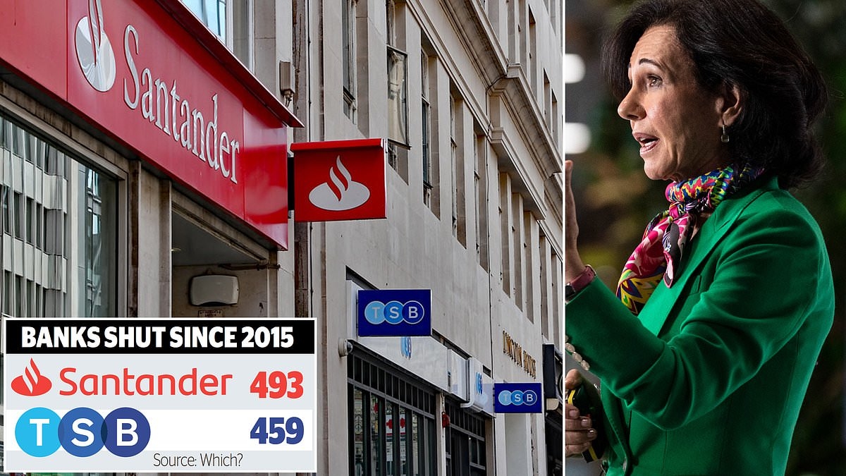 High St set for more branch closures as Santander snaps up rival TSB in £2.9bn deal