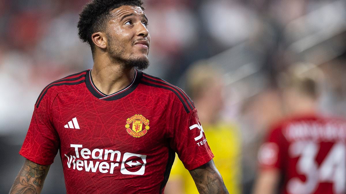 Man United outcast Jadon Sancho 'holds positive talks' with European giants ahead of a summer move as he looks to end Old Trafford nightmare