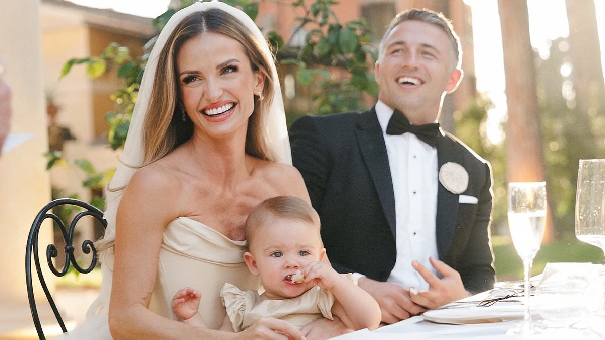 Lucy Burgess doesn't look like this anymore! Sam's wife reveals glowing transformation as she reaches pregnancy milestone