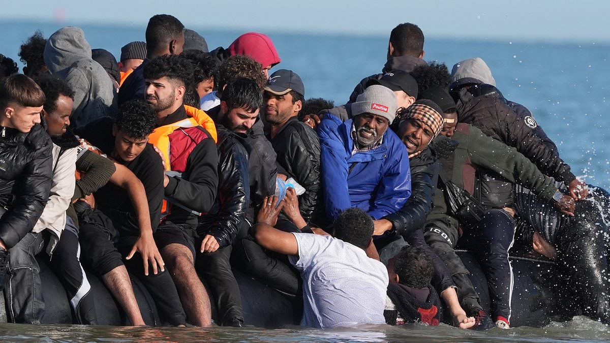 Migrants who cross the Channel into the UK 'are 24 times more likely to go to prison than Brits'