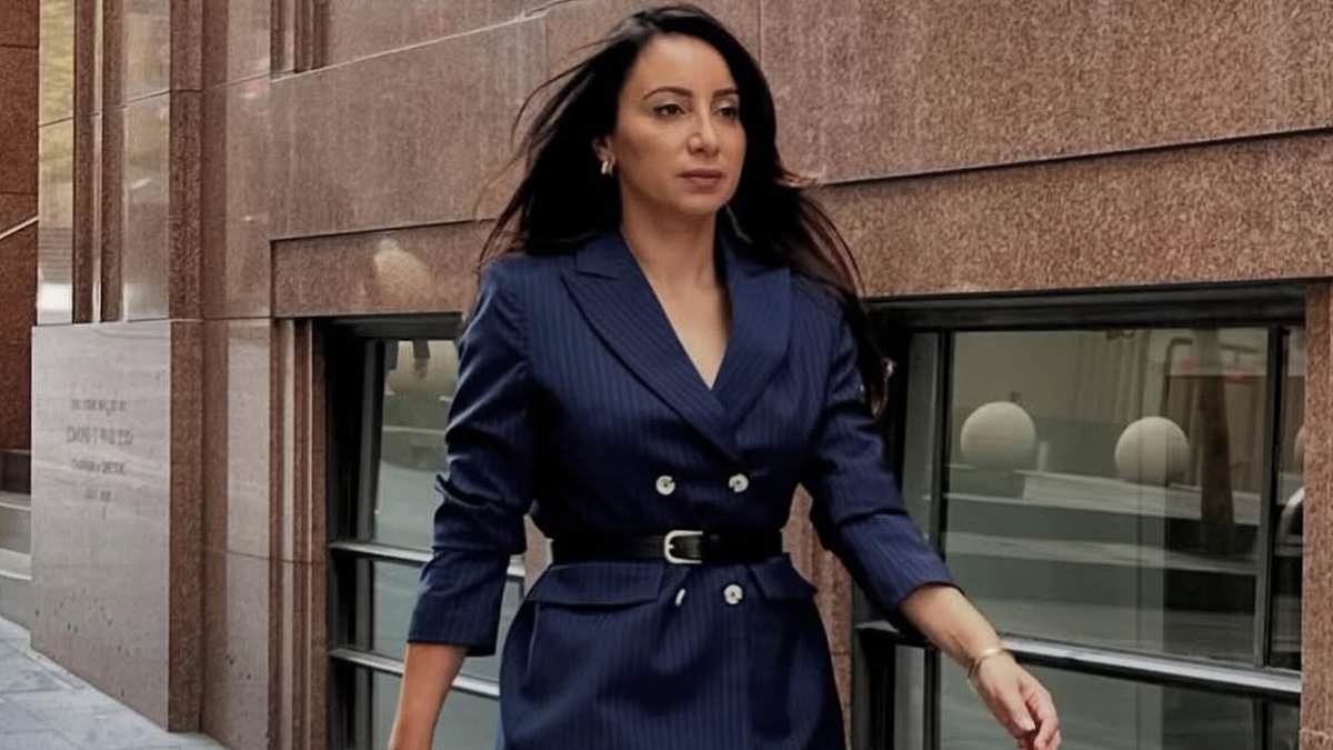 After complaining about too much focus on her courtroom catwalk... Antoinette Lattouf does a 360 and BRAGS about the designers who dressed her while asking her followers 'what is your favourite look?'