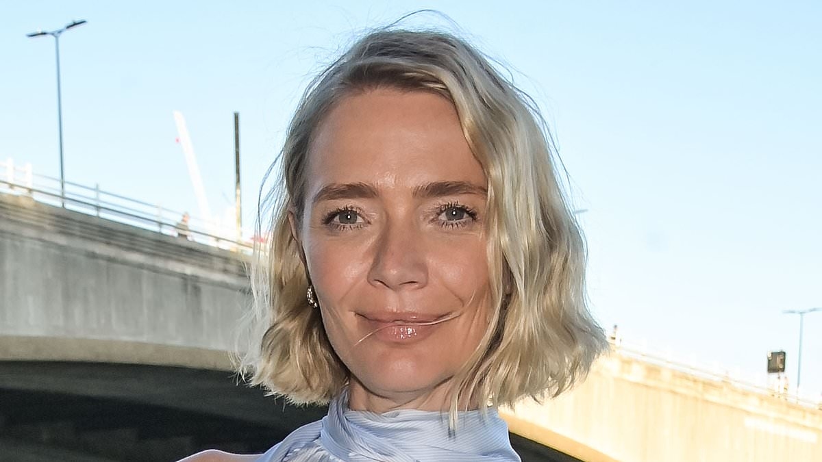 Jodie Kidd nails riviera chic in white trousers and silk blouse as she joins suited Will Poulter at swanky Bombay Sapphire bash