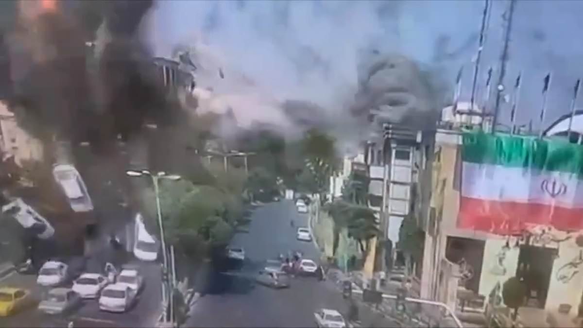 Iranian media publishes footage of Israeli strike on Tehran last month