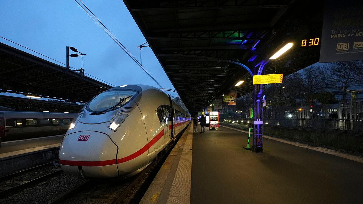 BREAKING NEWS 'Syrian' axeman attacks German train passengers, leaving four injured before he is overpowered