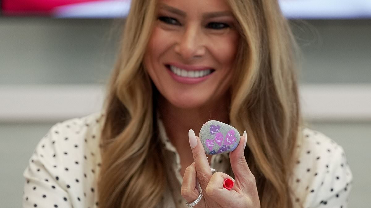 Melania Trump looks effortlessly chic as she dons $900 ballet flats for surprise visit to children's hospital