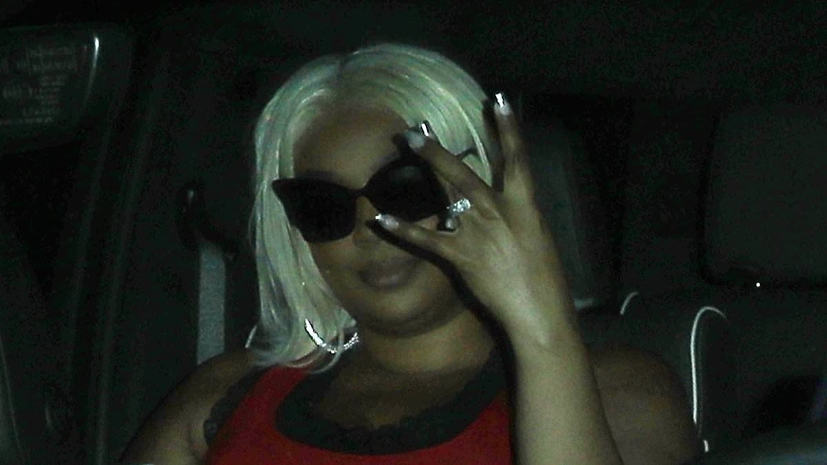 Lizzo seen with ring on THAT finger during PDA-filled date night with Myke Wright