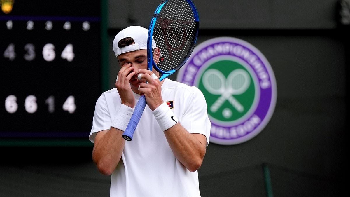 Jack Draper makes brutally honest admission about his game and reflects on 'lots of weaknesses' - after being dumped out of Wimbledon in the second round by Marin Cilic