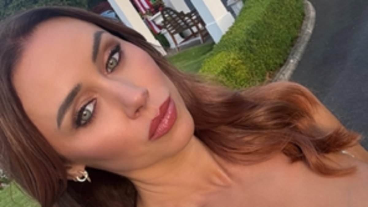 Una Healy, 43, looks ethereal in white sequin jumpsuit as she enjoys Fourth of July celebrations at Dublin's US Ambassador's residence