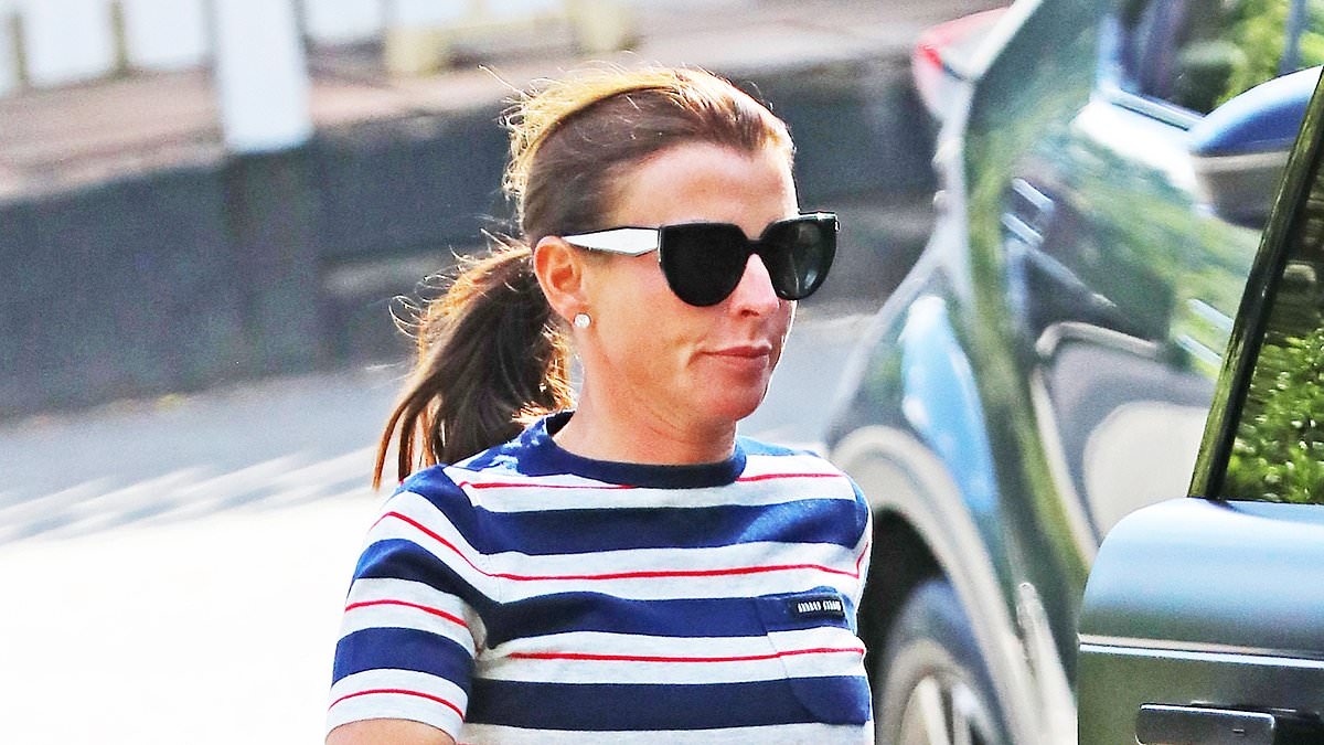 Coleen Rooney takes her sons out for a pub lunch following claims she's set to become 'main breadwinner' in family with husband Wayne