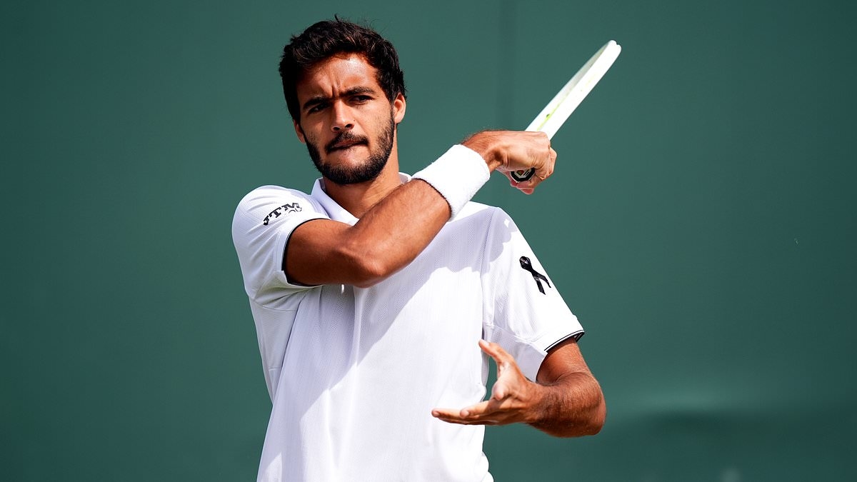 BREAKING NEWS Wimbledon star wears black ribbon in tribute to Diogo Jota after Liverpool star's tragic death - as club relaxes strict 148-year dress code to allow players to pay their respects