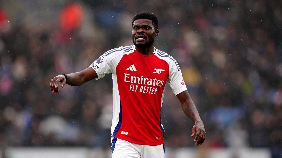 Thomas Partey STILL has profile page on Arsenal website after being charged with five counts of rape and one count of sexual assault - just five days after leaving the club
