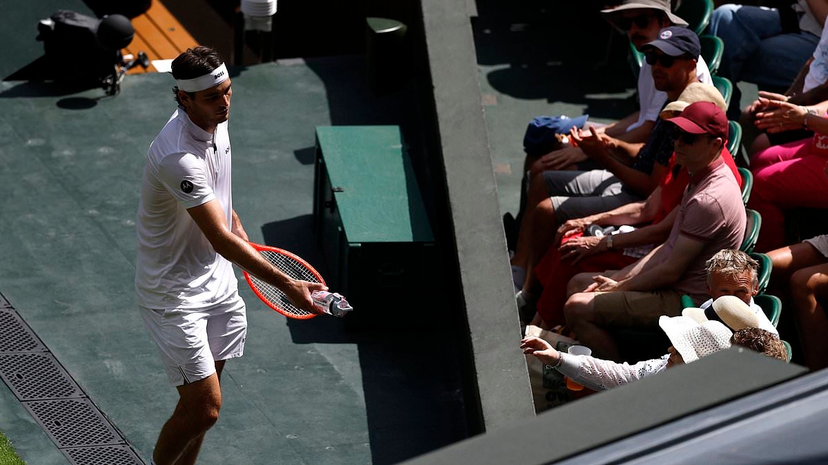 Wimbledon's Centre Court schedule disrupted by medical emergency in the crowd and TWO player timeouts in the same set - days after Carlos Alcaraz shared his water with an ill fan