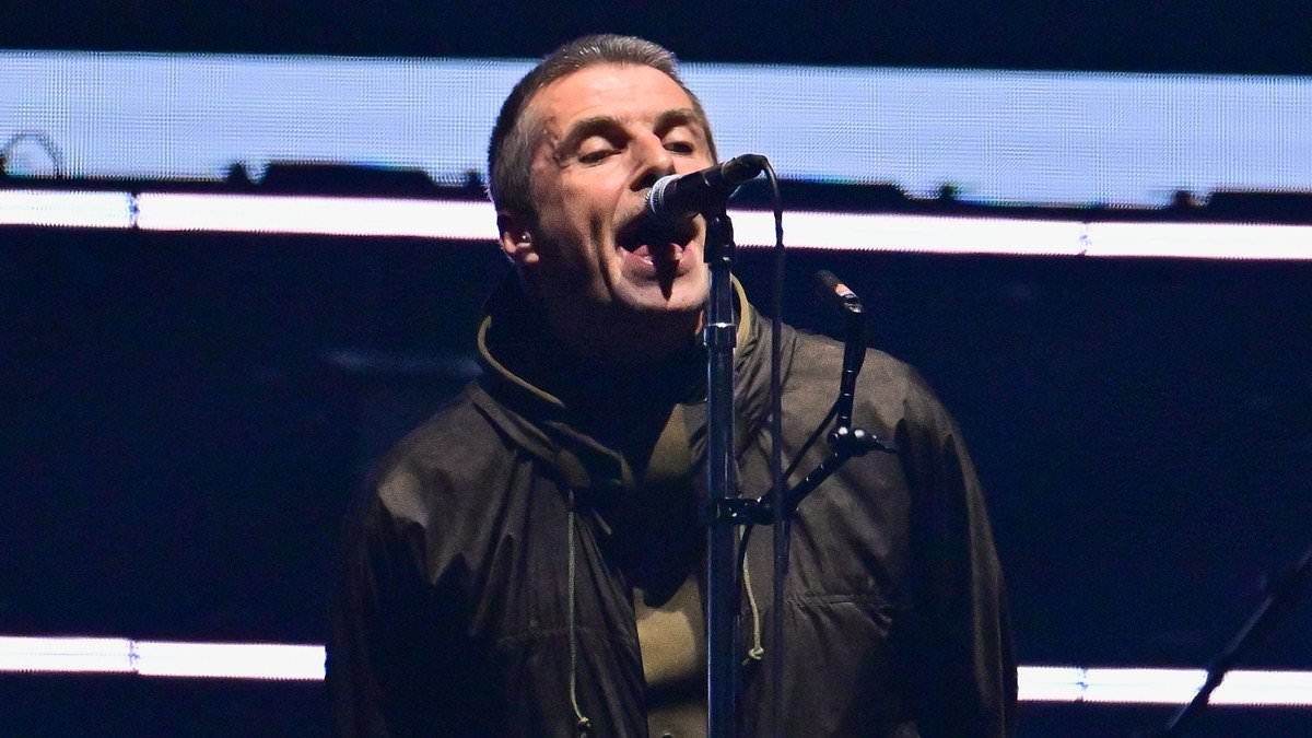 Oasis are back! Liam and Noel Gallagher FINALLY reunite on stage in Cardiff 16 years after split and hold hands on momentous first night of reunion tour in front of sobbing fans