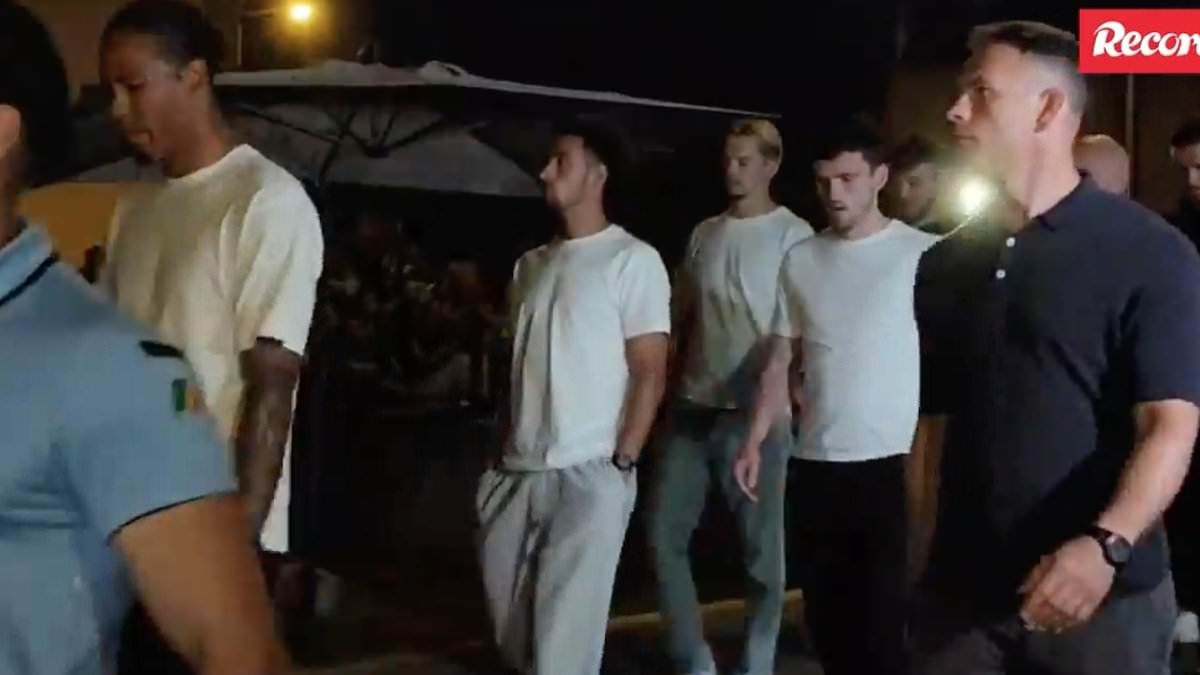Grieving Liverpool stars arrive to pay tribute to Diogo Jota: Arne Slot and Virgil Van Dijk join ex-skipper Jordan Henderson in Portugal as heartbroken teammates pay their respects