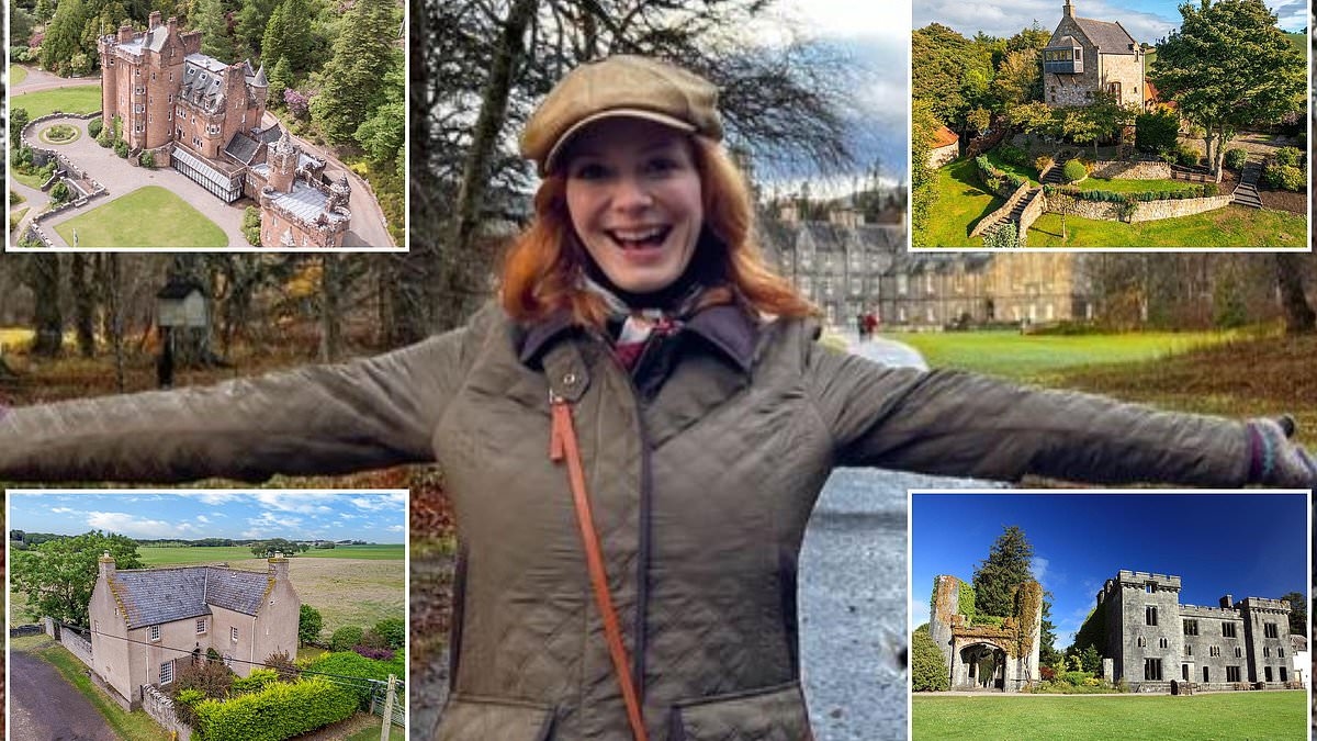 Trump backlash as rich Americans flee the States and bid for new life... in a Scottish castle