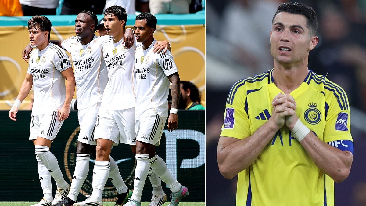 Cristiano Ronaldo 'urges Al-Nassr to raid Real Madrid for Arsenal target' as 40-year-old's club eye Saudi title bid