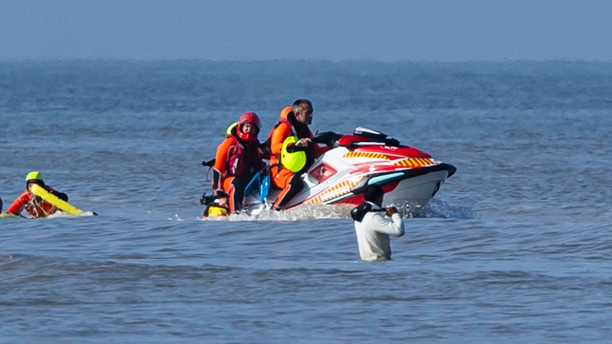 French police deploy their latest weapon in the fight against small boat smugglers... days after gendarmes began slashing dinghies with knives