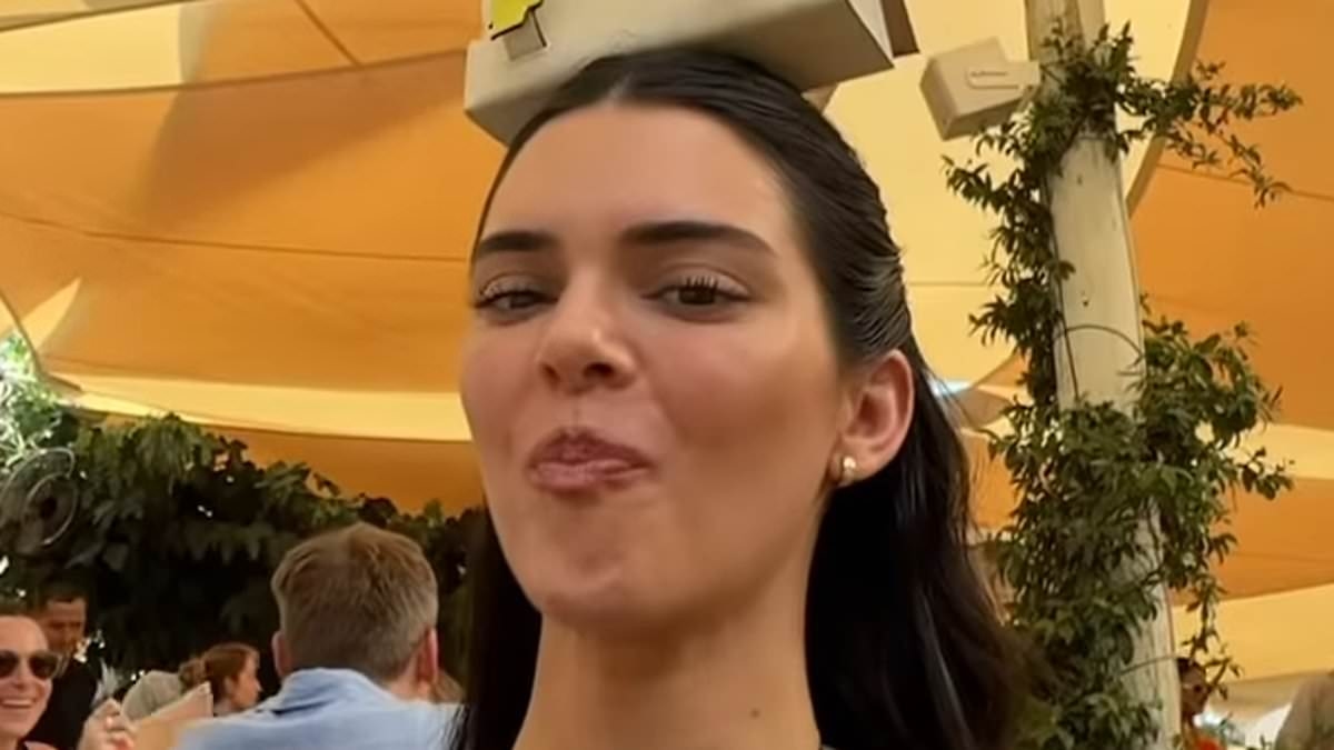 Kendall Jenner poses with $60K Hermes handbag on her head after attending 'tone deaf' Bezos wedding